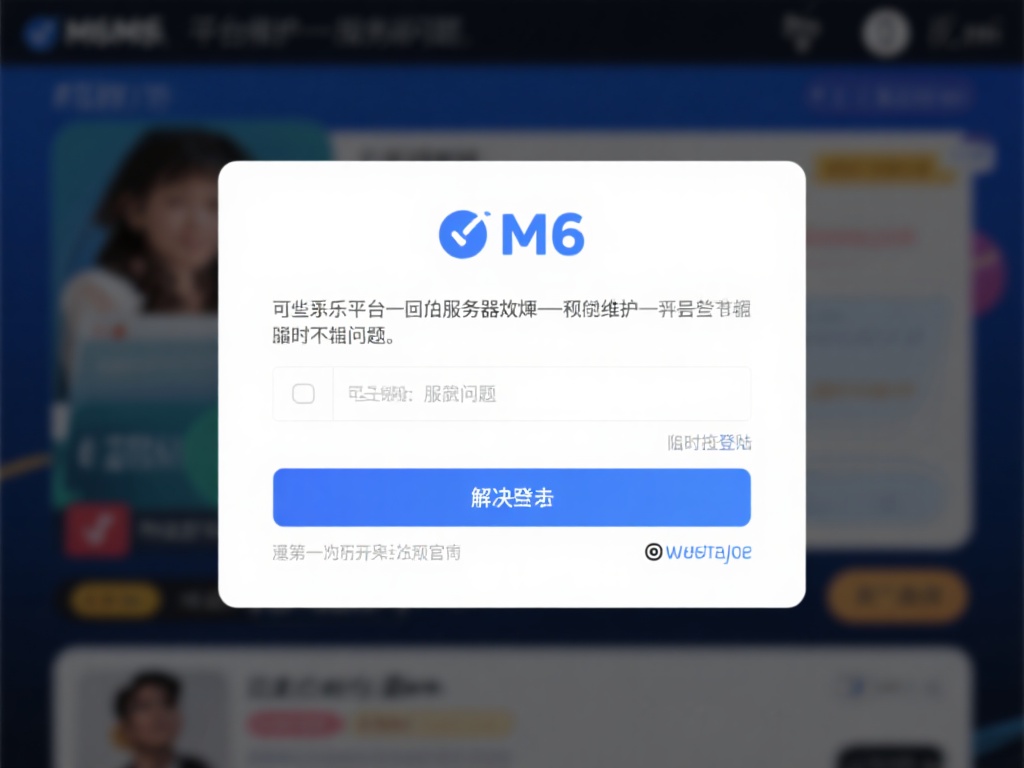 全面解析M6米乐平台无法登陆问题及解决方法 平台维护或服务器问题
某些情况下,M6米乐平台可