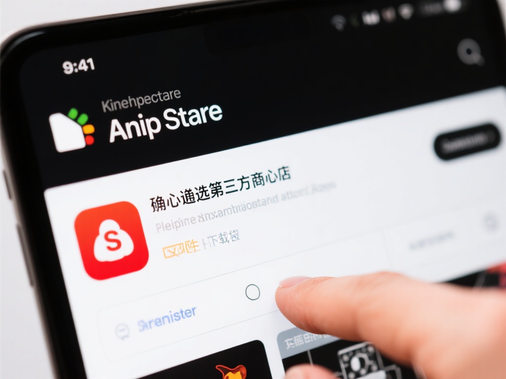 谨慎选择第三方商店
某些用户习惯从第三方应用商店