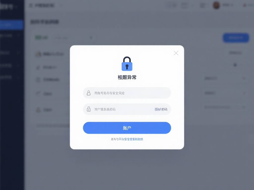 账号被锁或权限异常
如果用户账号存在安全风险，比