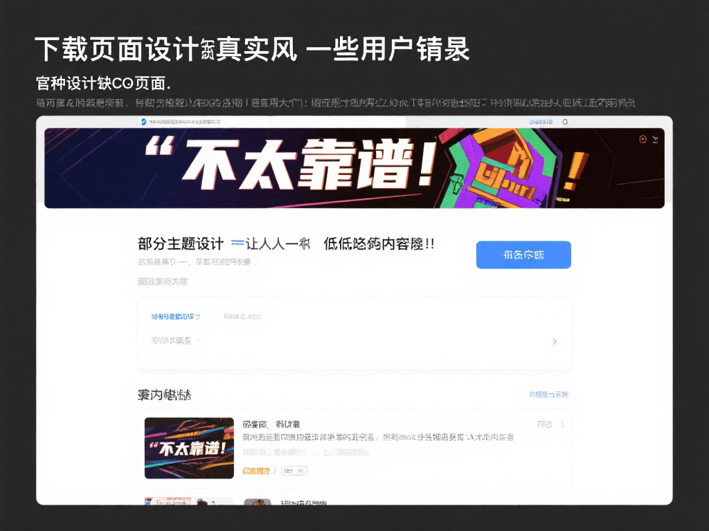 米乐m6官网下载太假了 下载页面设计缺乏真实感
一些用户表示,官网宣传内