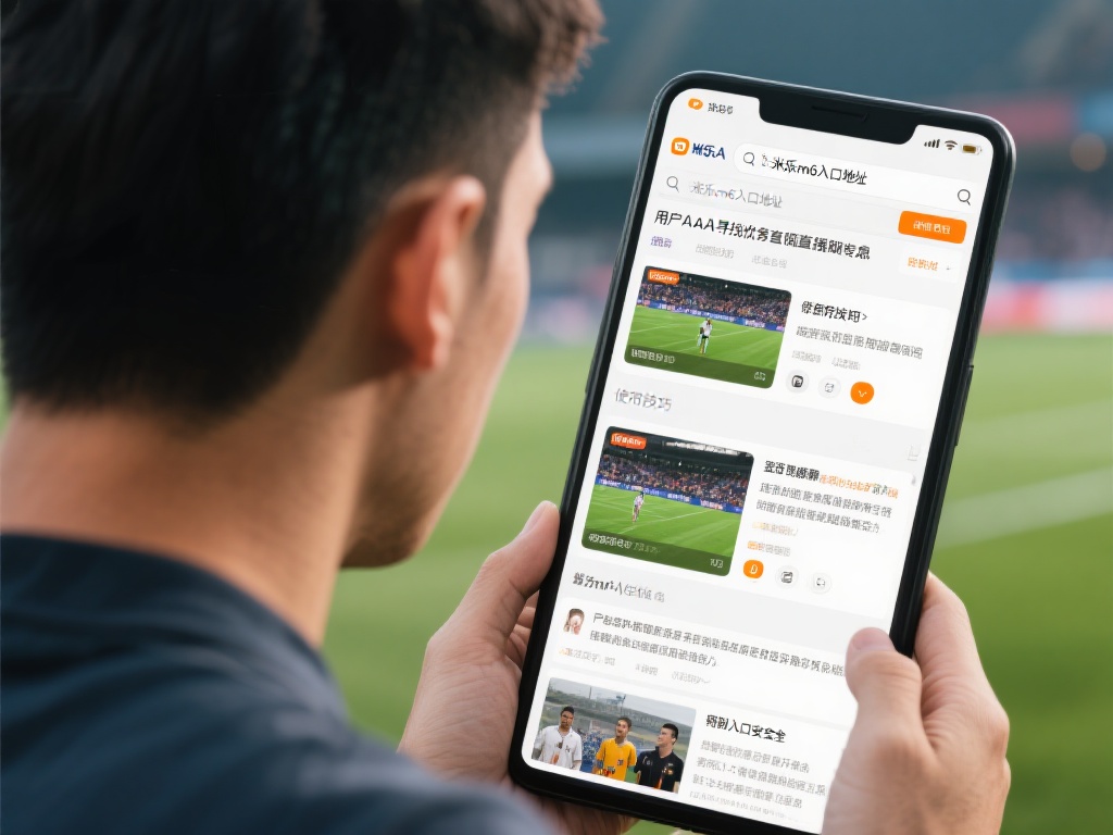 一位用户A在寻找优质的体育直播资源时，通过搜索“米