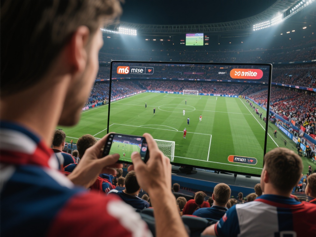 例子：比如，一位足球迷通过m6米乐能够实时观看世界